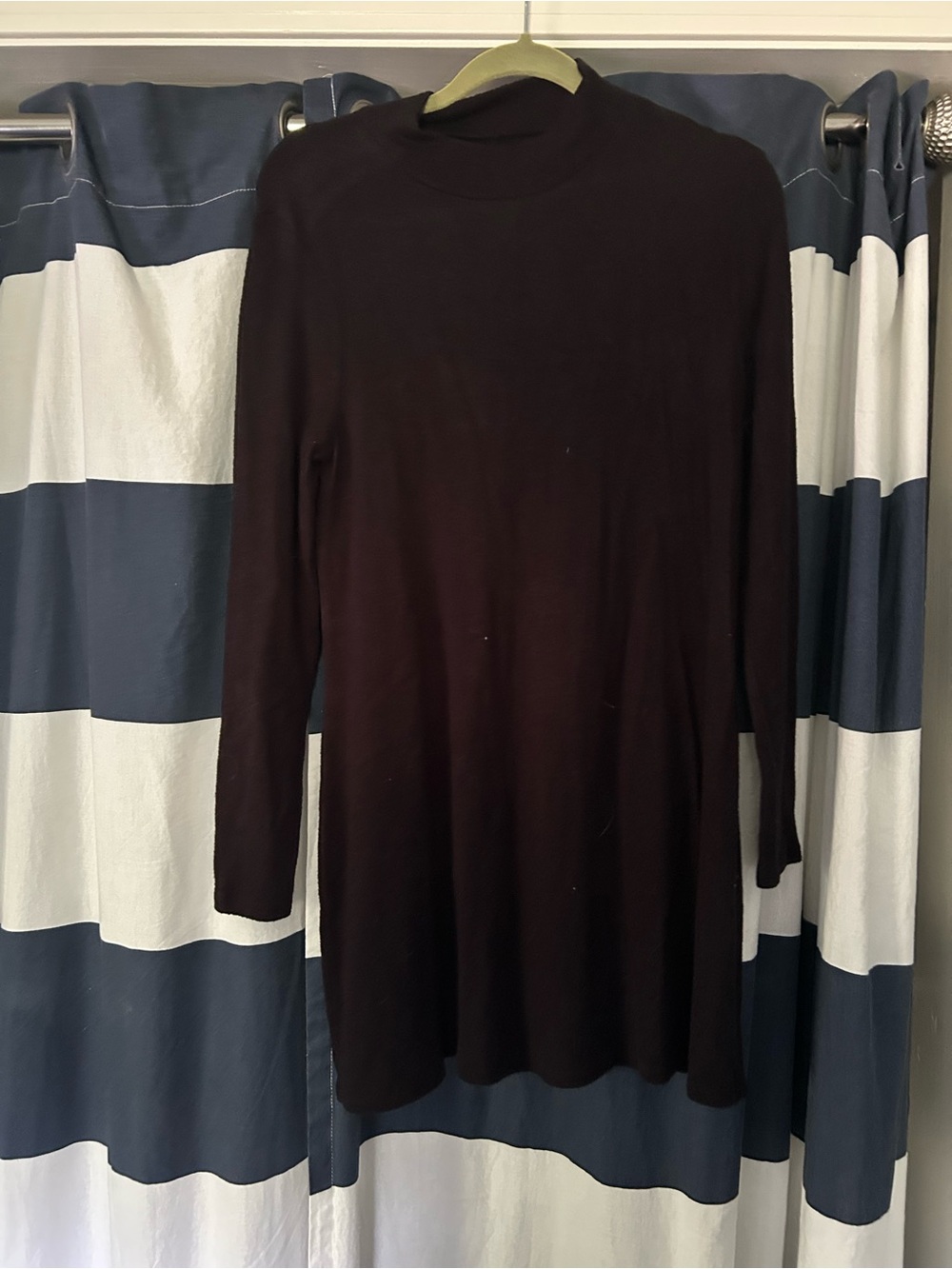Women’s Long Sleeve Black Sweater Dress